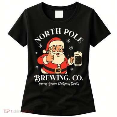 North Pole Brewing Company Vintage Christmas Women's T-Shirt