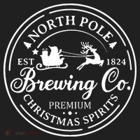 North Pole Brewing Co Shirt Santa Sleigh Rides Christmas Golf Towel thumb 3