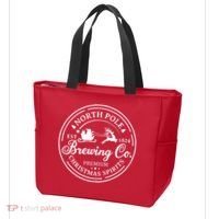North Pole Brewing Co Shirt Santa Sleigh Rides Christmas Tote Bag thumb 3
