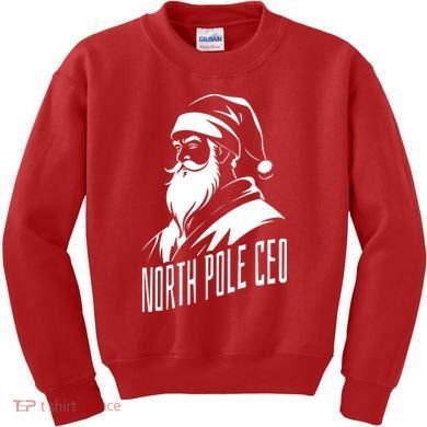 North Pole Ceo Kids Sweatshirt
