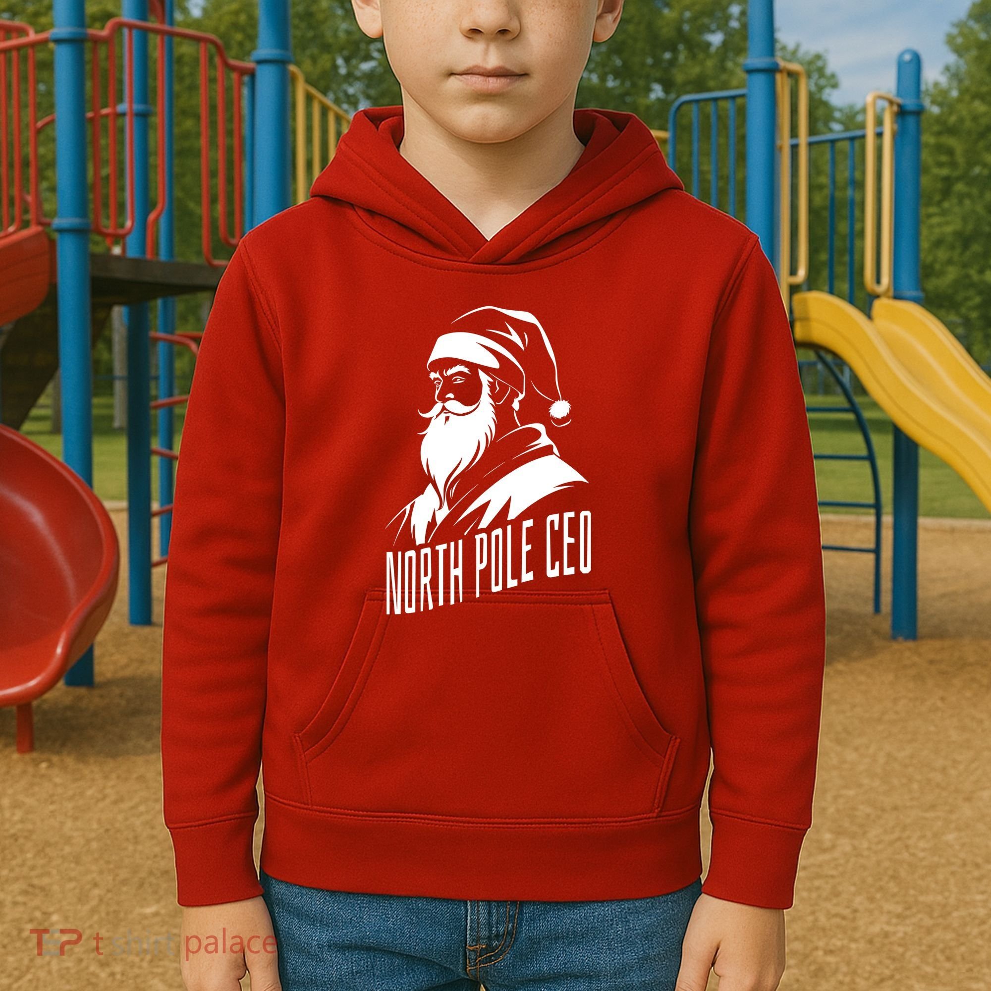 North Pole Ceo Kids Hoodie