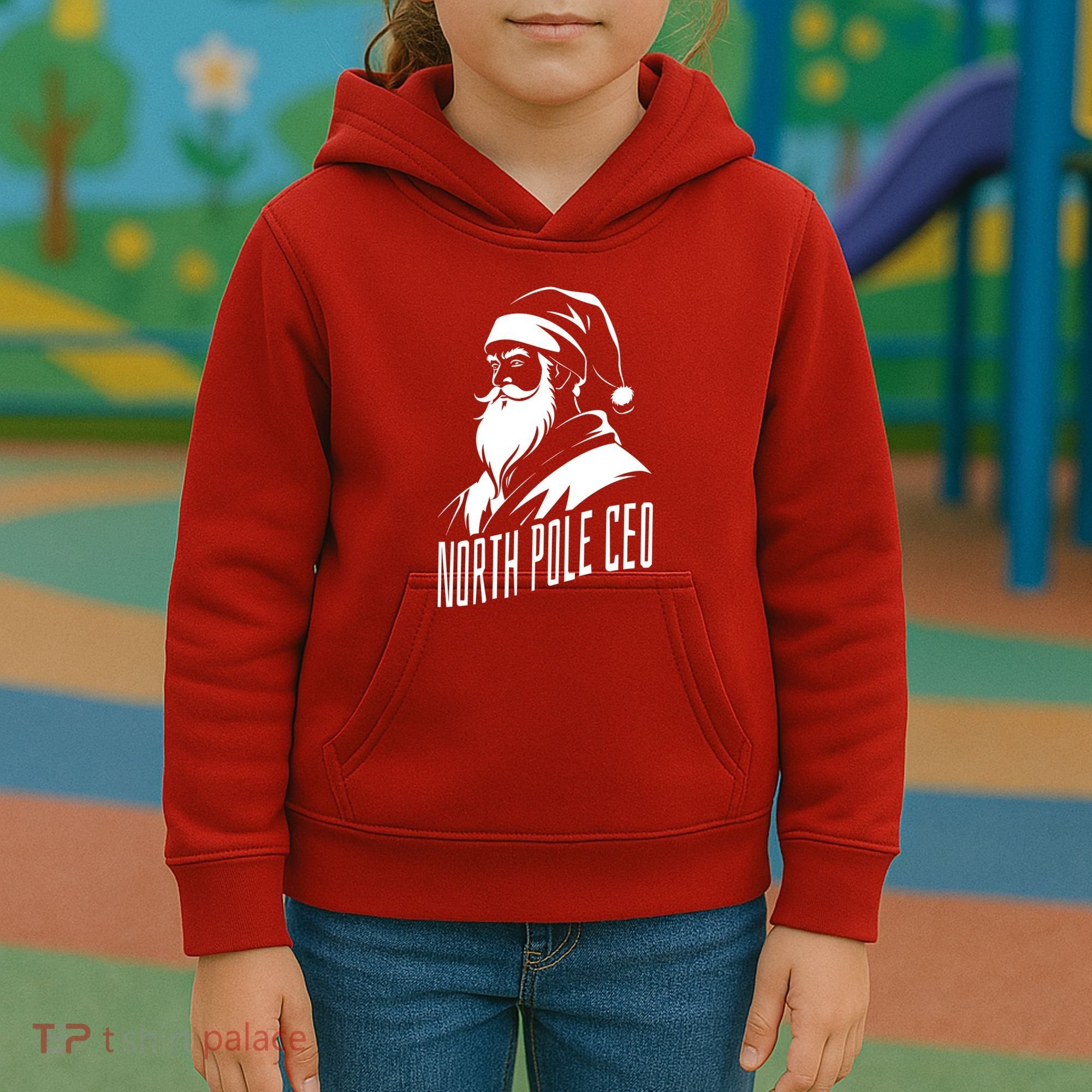 North Pole Ceo Kids Hoodie