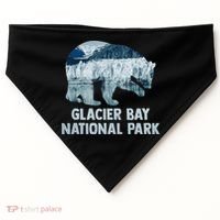 National Park Conservation Glacier Bay National Park USA-Made Doggie Bandana thumb 0