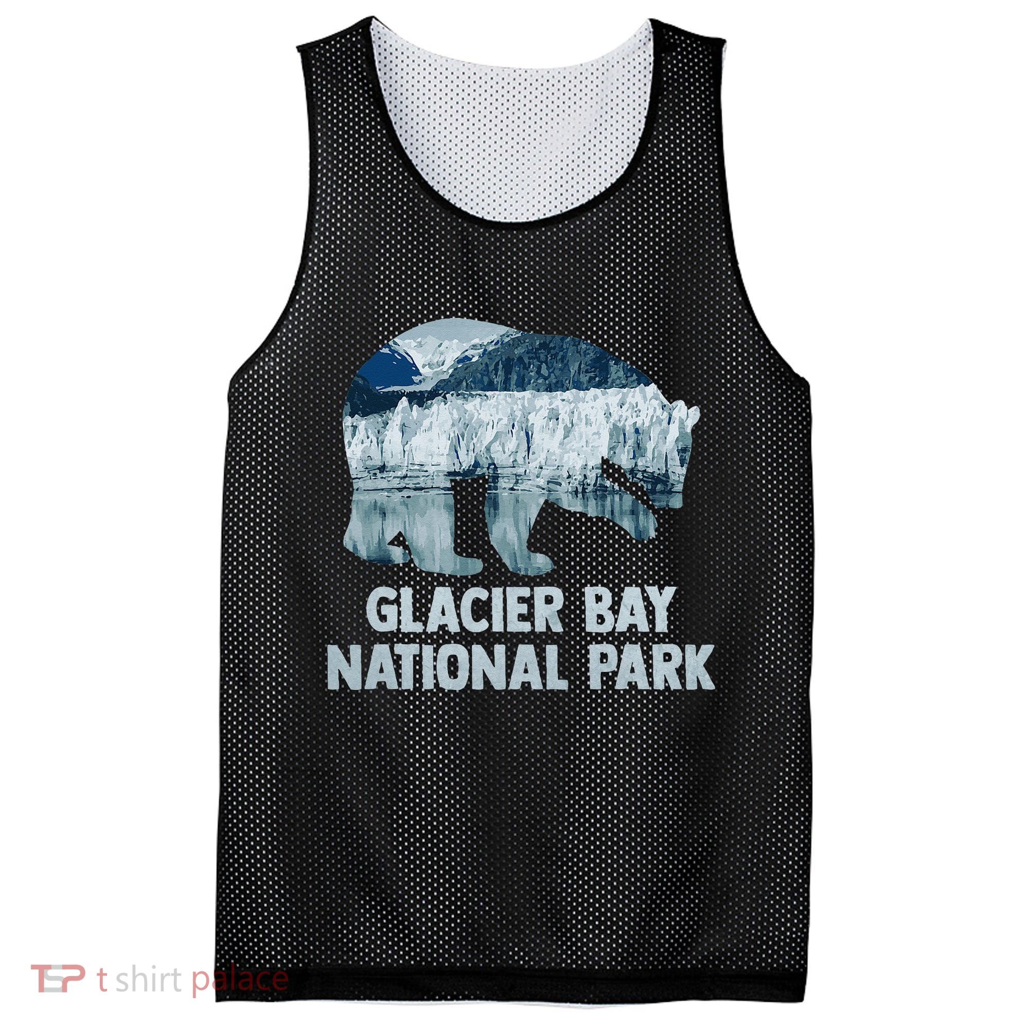 National Park Conservation Glacier Bay National Park Mesh Reversible Basketball Jersey Tank