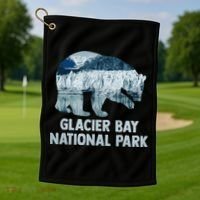 National Park Conservation Glacier Bay National Park Golf Towel thumb 1