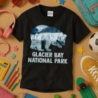 National Park Conservation Glacier Bay National Park Kids T-Shirt thumb 3