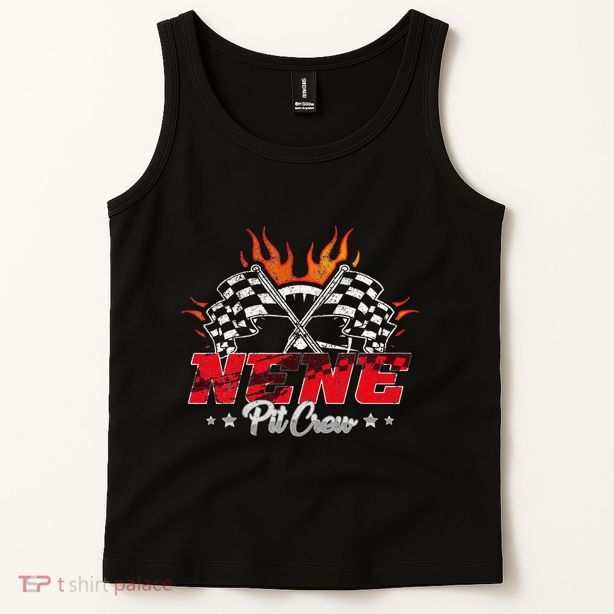 Nene Pit Crew Race Car Birthday Party Racing Family Tank Top