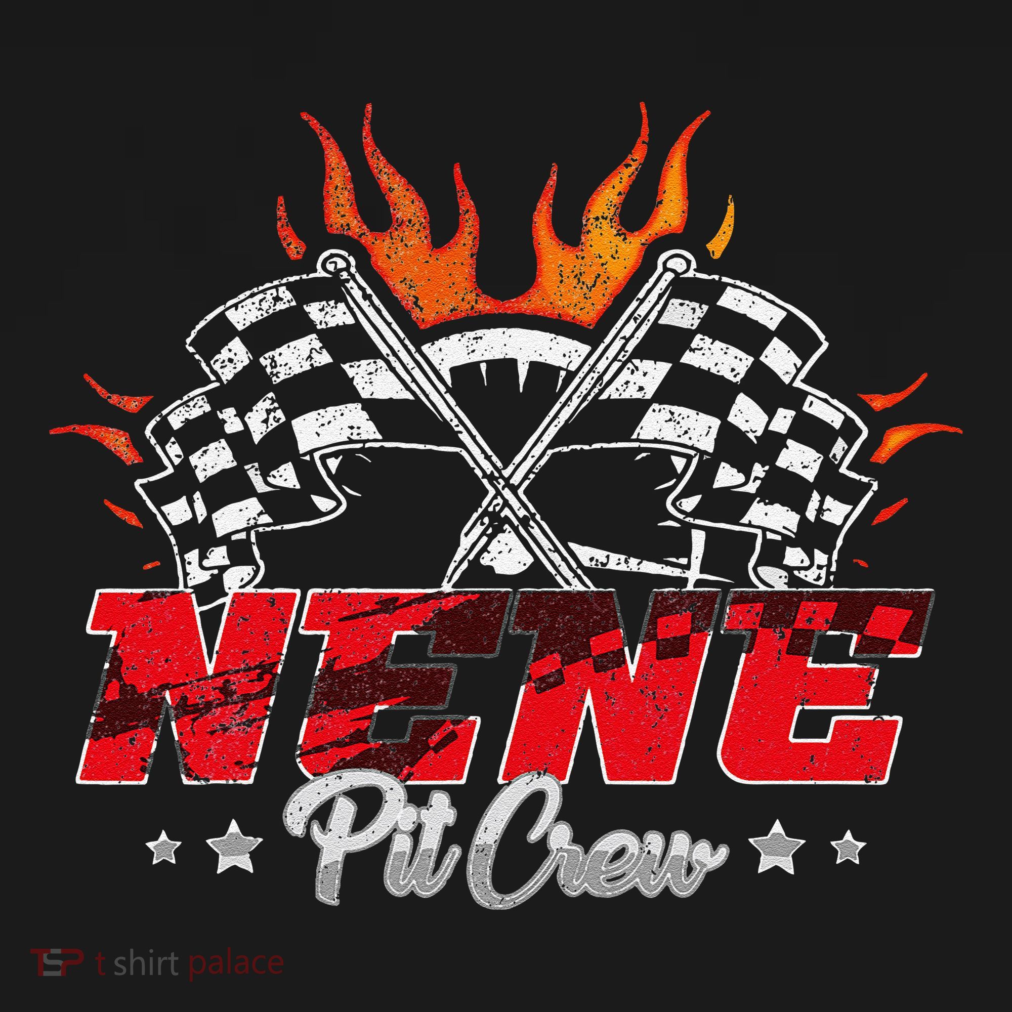Nene Pit Crew Race Car Birthday Party Racing Family Tank Top