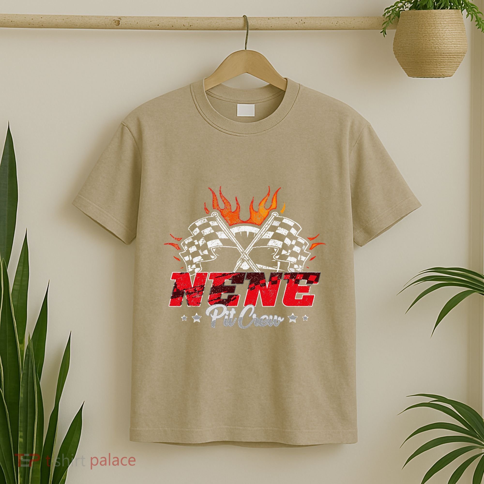 Nene Pit Crew Race Car Birthday Party Racing Family T-Shirt