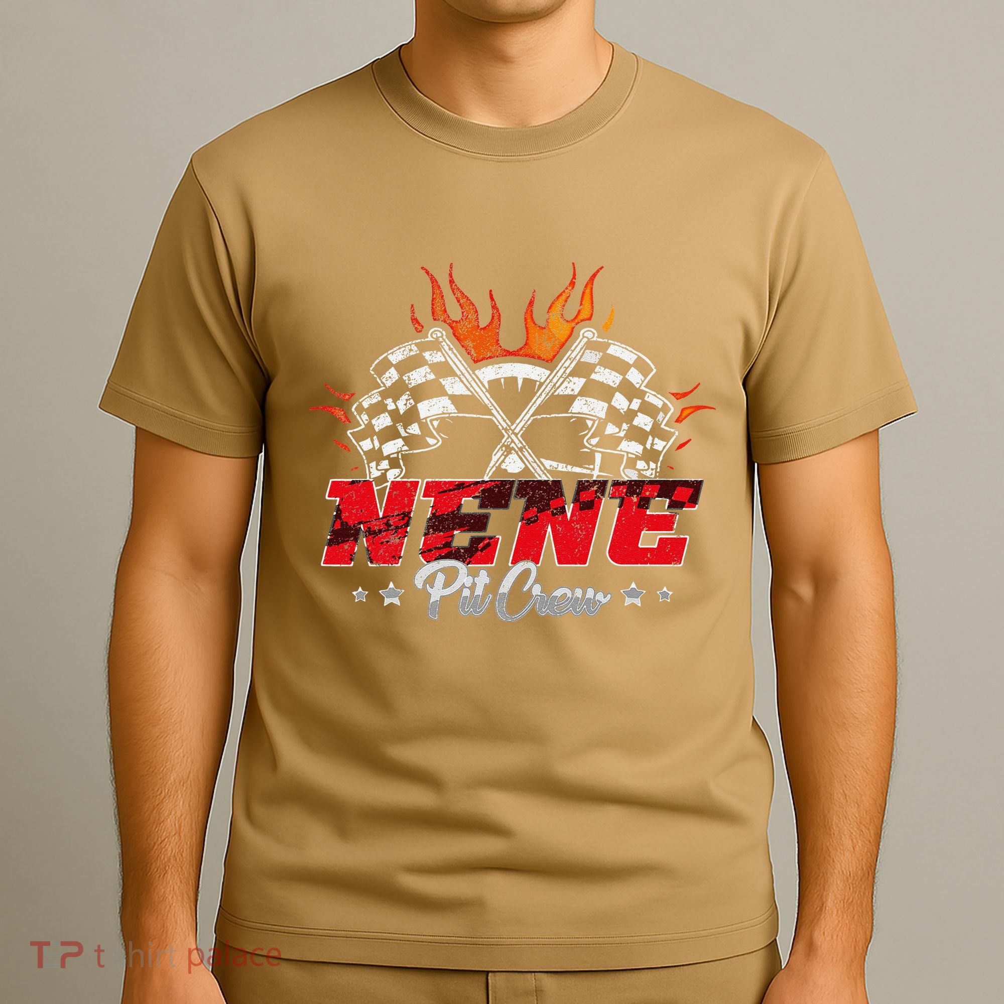 Nene Pit Crew Race Car Birthday Party Racing Family T-Shirt