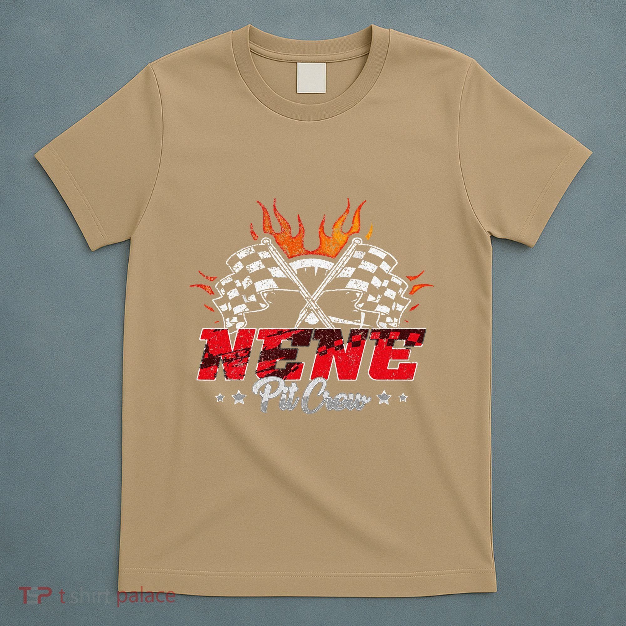 Nene Pit Crew Race Car Birthday Party Racing Family T-Shirt