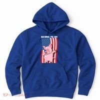 National Pig Day Dabbing Usa Flag Gift Hoodie thumb 0