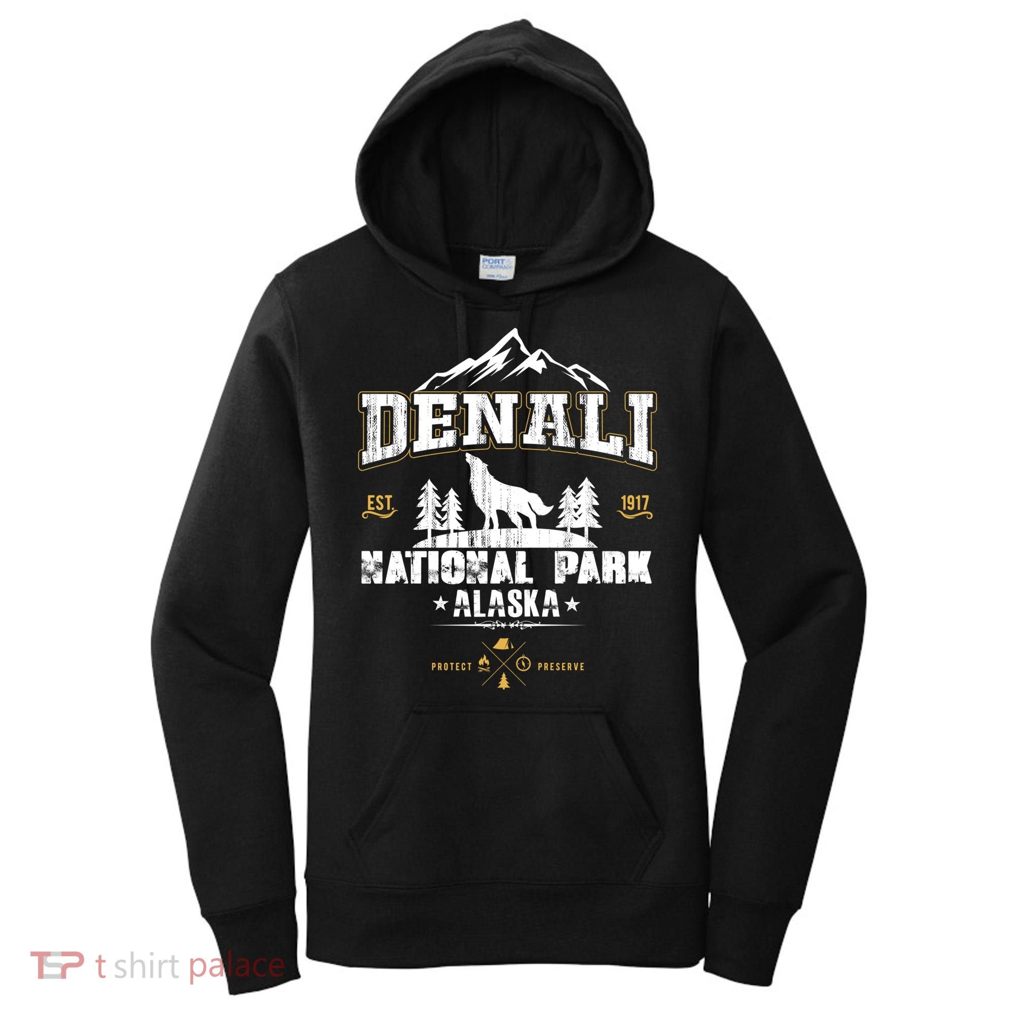 National Park Denali Alaska Women's Hoodie