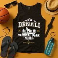 National Park Denali Alaska Tank Top thumb 4