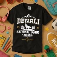 National Park Denali Alaska Kids T-Shirt thumb 3