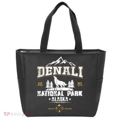National Park Denali Alaska Tote Bag