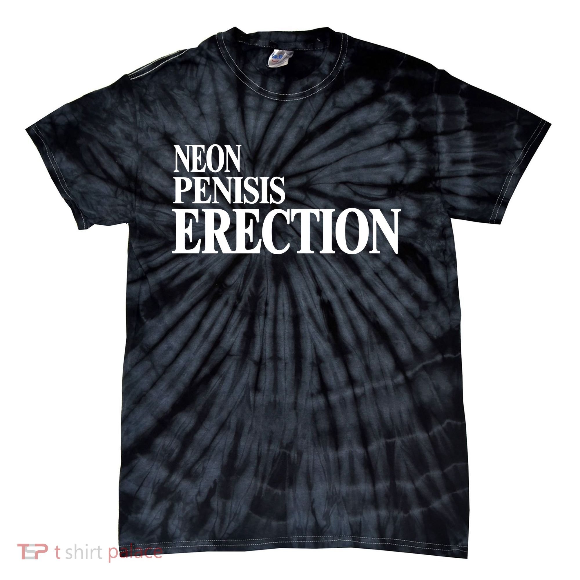 Neon Penisis Erection Tie-Dye T-Shirt