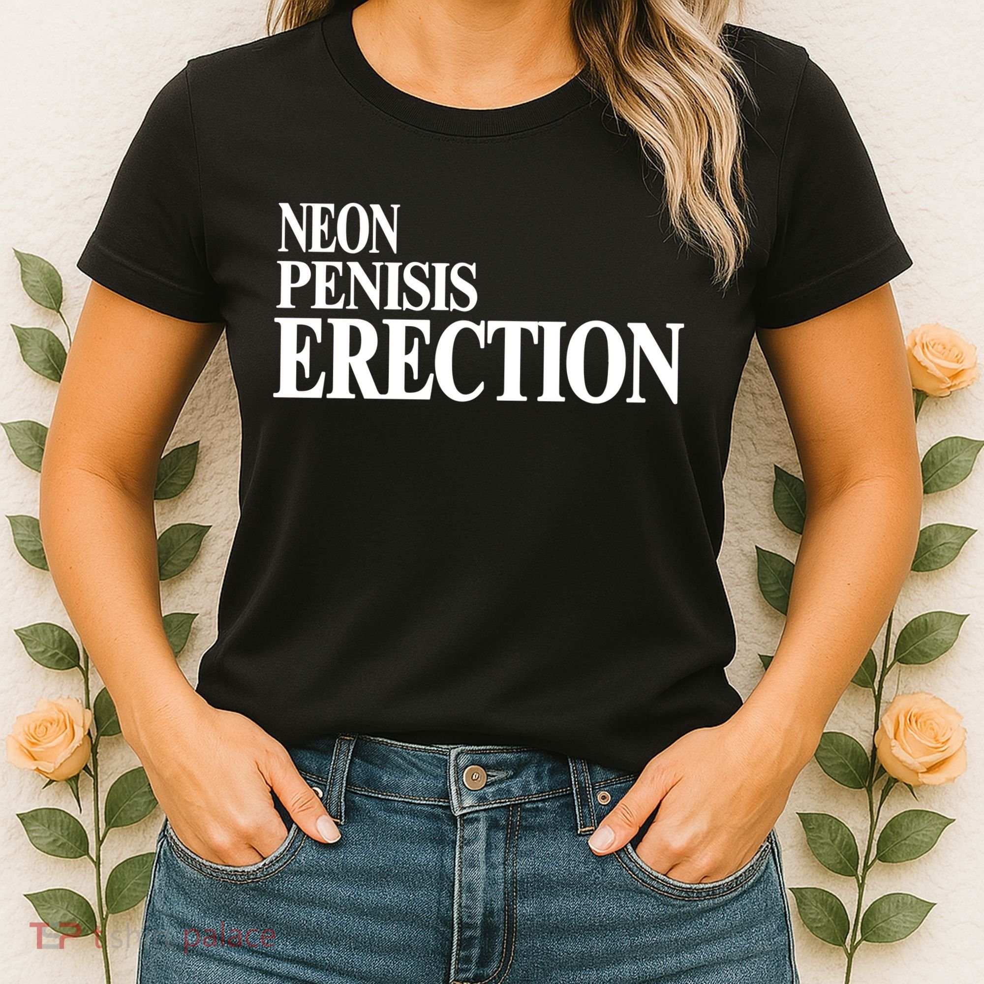 Neon Penisis Erection Women's T-Shirt