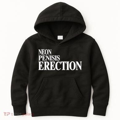 Neon Penisis Erection Kids Hoodie