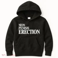 Neon Penisis Erection Kids Hoodie thumb 0