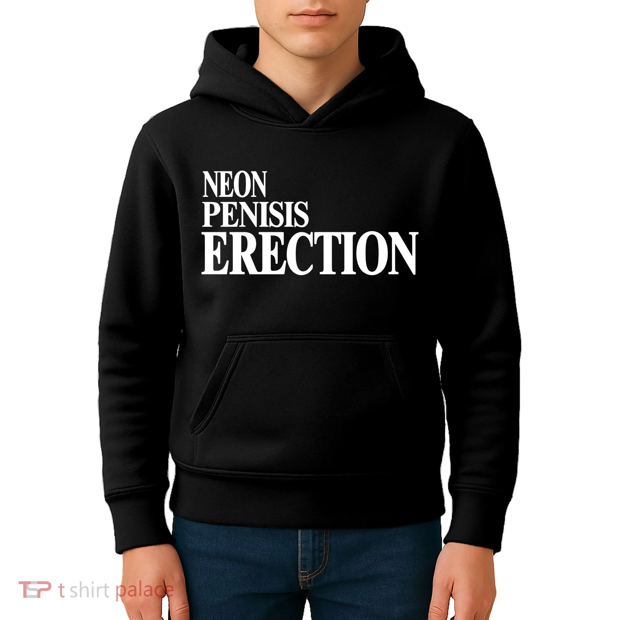 Neon Penisis Erection Kids Hoodie