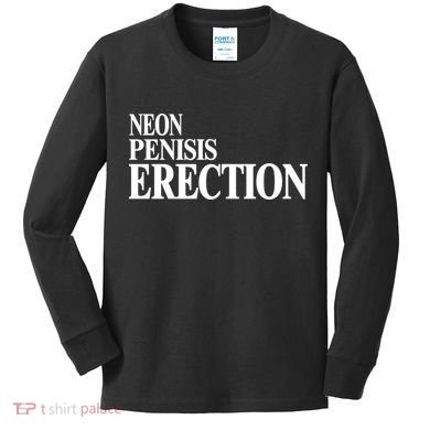 Neon Penisis Erection Kids Long Sleeve Shirt
