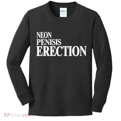 Neon Penisis Erection Kids Long Sleeve Shirt