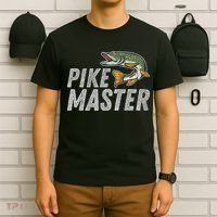 Northern Pike Fishing Gift Pike Master Fishing T-Shirt thumb 6