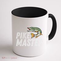 Northern Pike Fishing Gift Pike Master Fishing Coffee Mug thumb 1