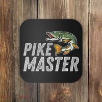 Northern Pike Fishing Gift Pike Master Fishing Coaster thumb 0