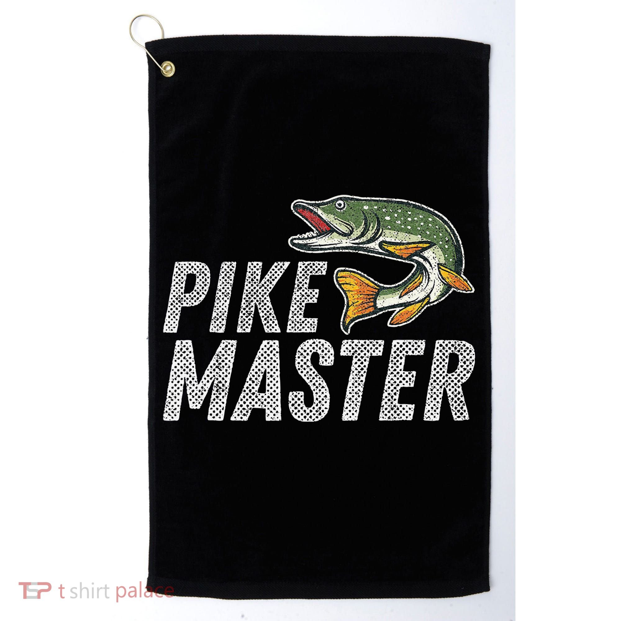 Northern Pike Fishing Gift Pike Master Fishing Golf Towel