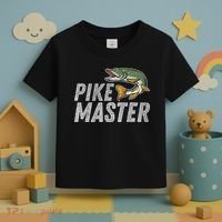 Northern Pike Fishing Gift Pike Master Fishing Toddler T-Shirt thumb 3
