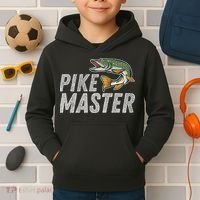 Northern Pike Fishing Gift Pike Master Fishing Kids Hoodie thumb 2