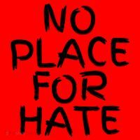 No Place For Hate Gift Santa Hat thumb 1