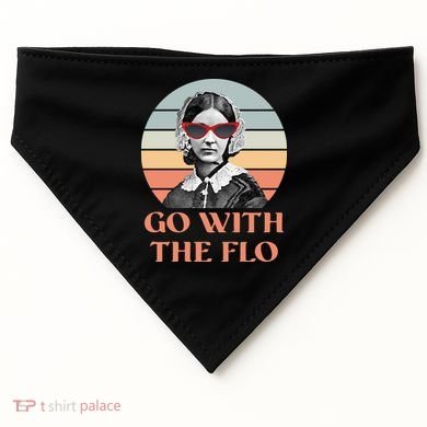 Nurse Practitioner Florence Go With The Flo USA-Made Doggie Bandana