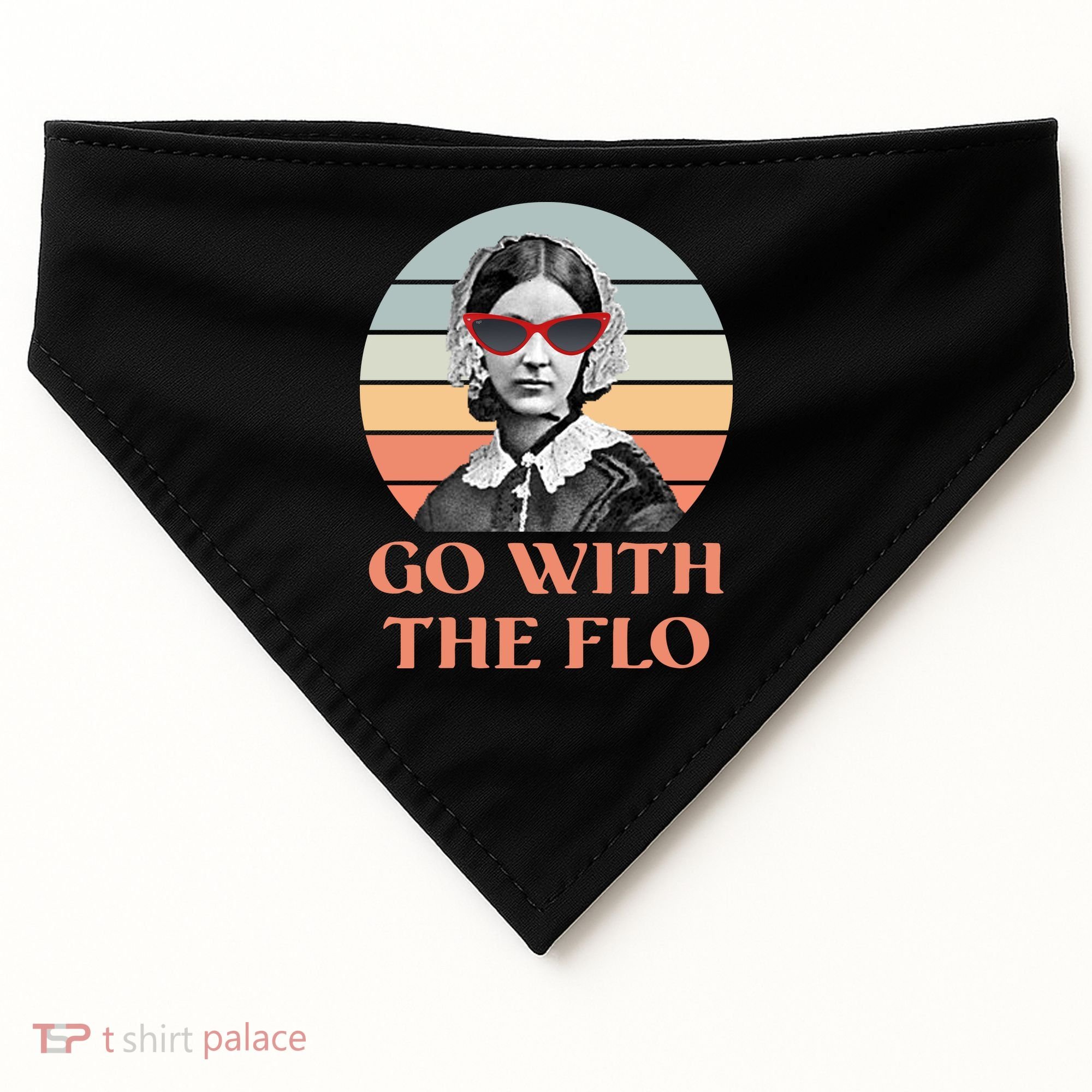 Nurse Practitioner Florence Go With The Flo USA-Made Doggie Bandana