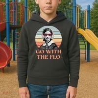 Nurse Practitioner Florence Go With The Flo Kids Hoodie thumb 2
