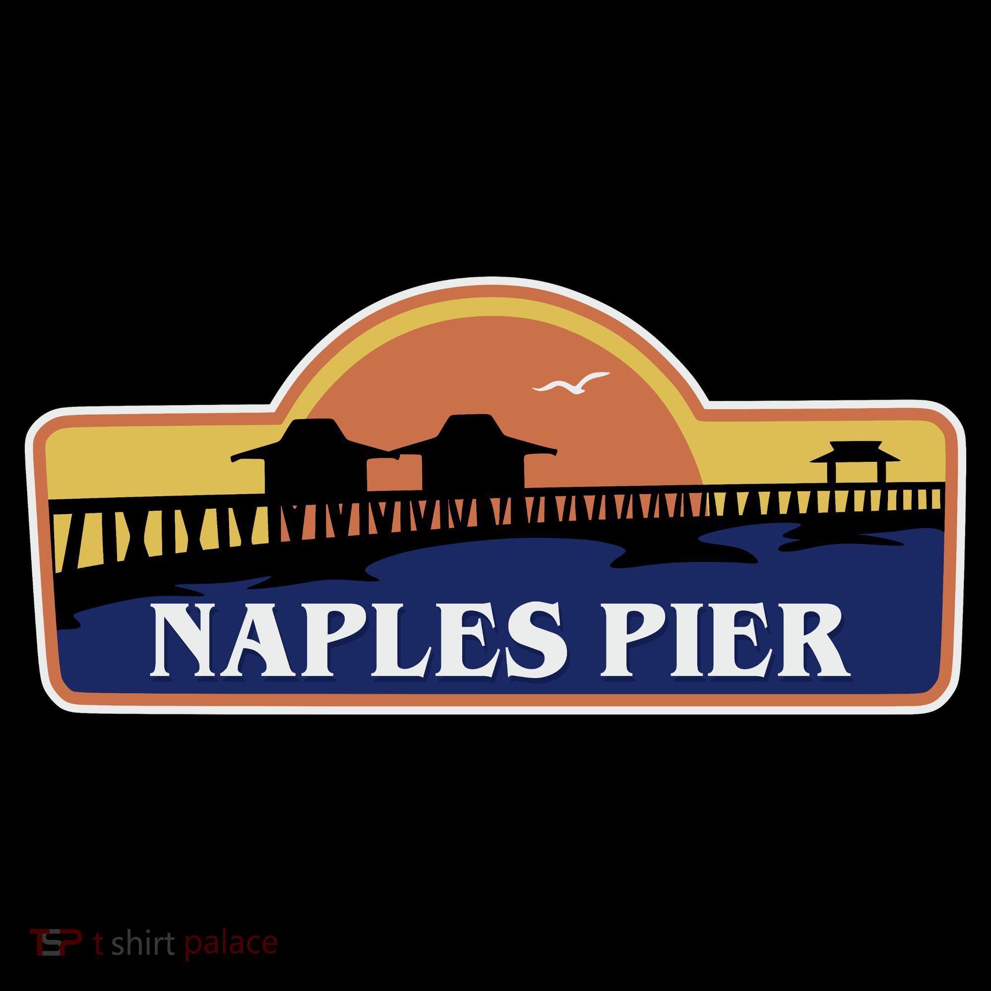 Naples Pier Florida Backpack