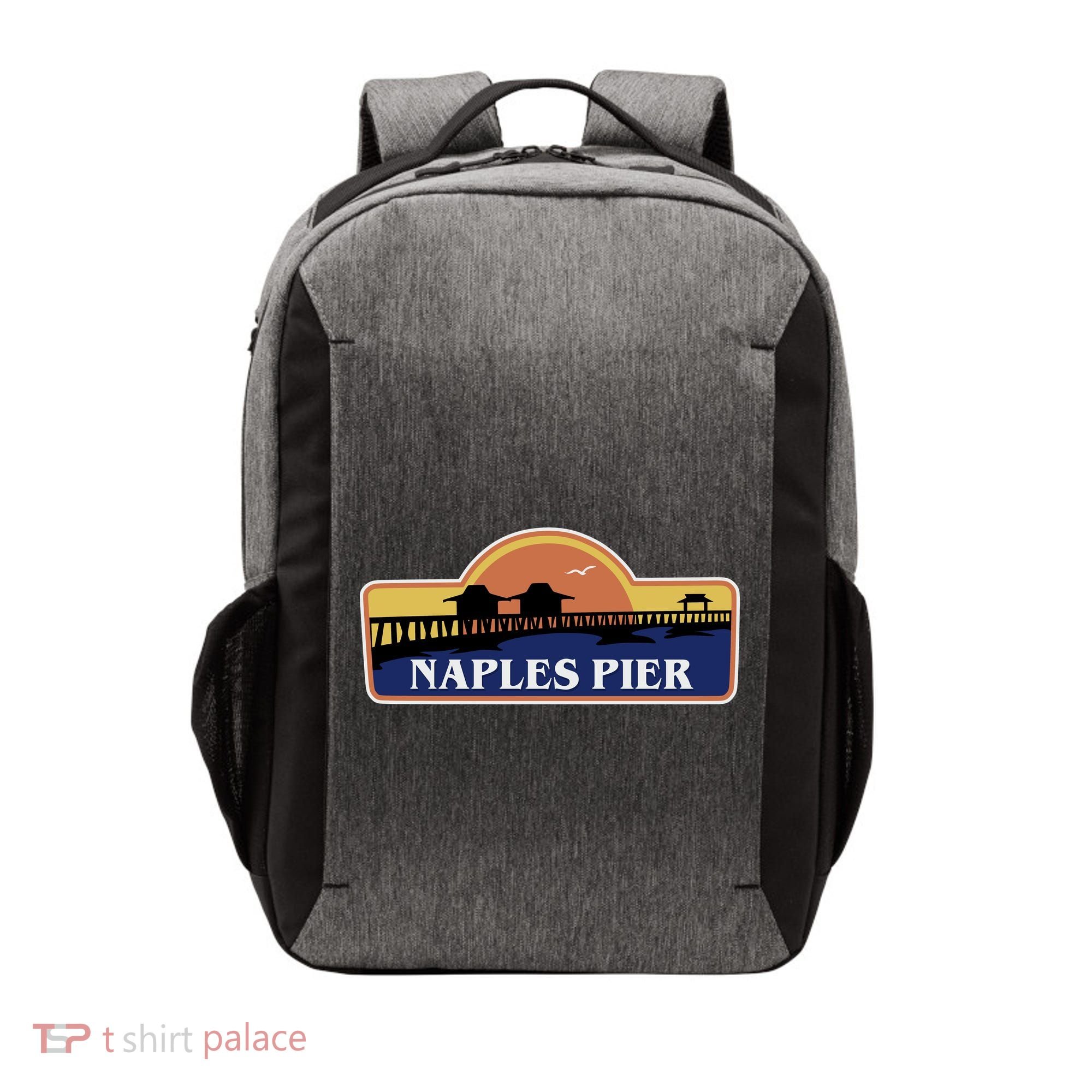 Naples Pier Florida Vector Backpack