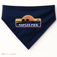 Naples Pier Florida USA-Made Doggie Bandana thumb 0