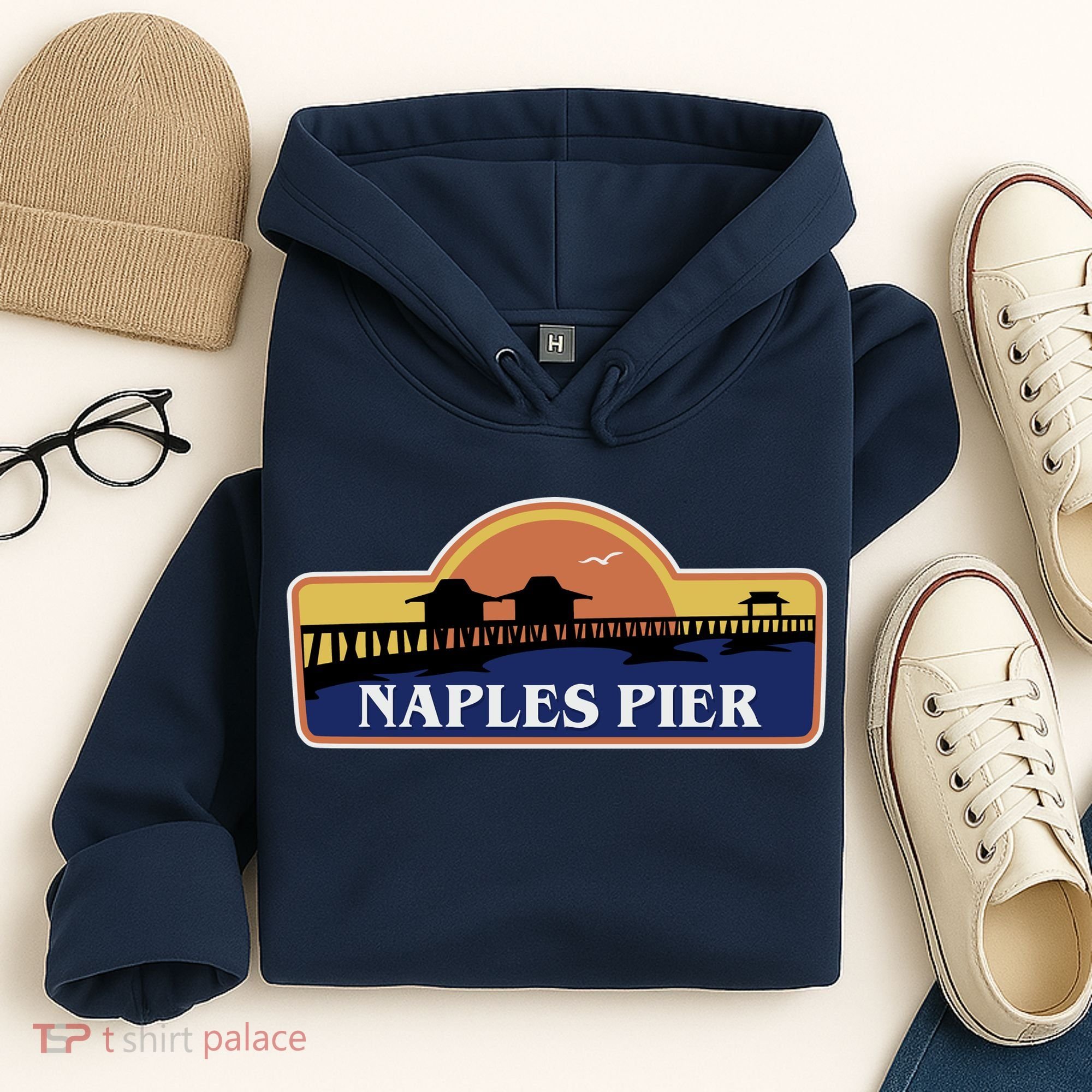 Naples Pier Florida Hoodie