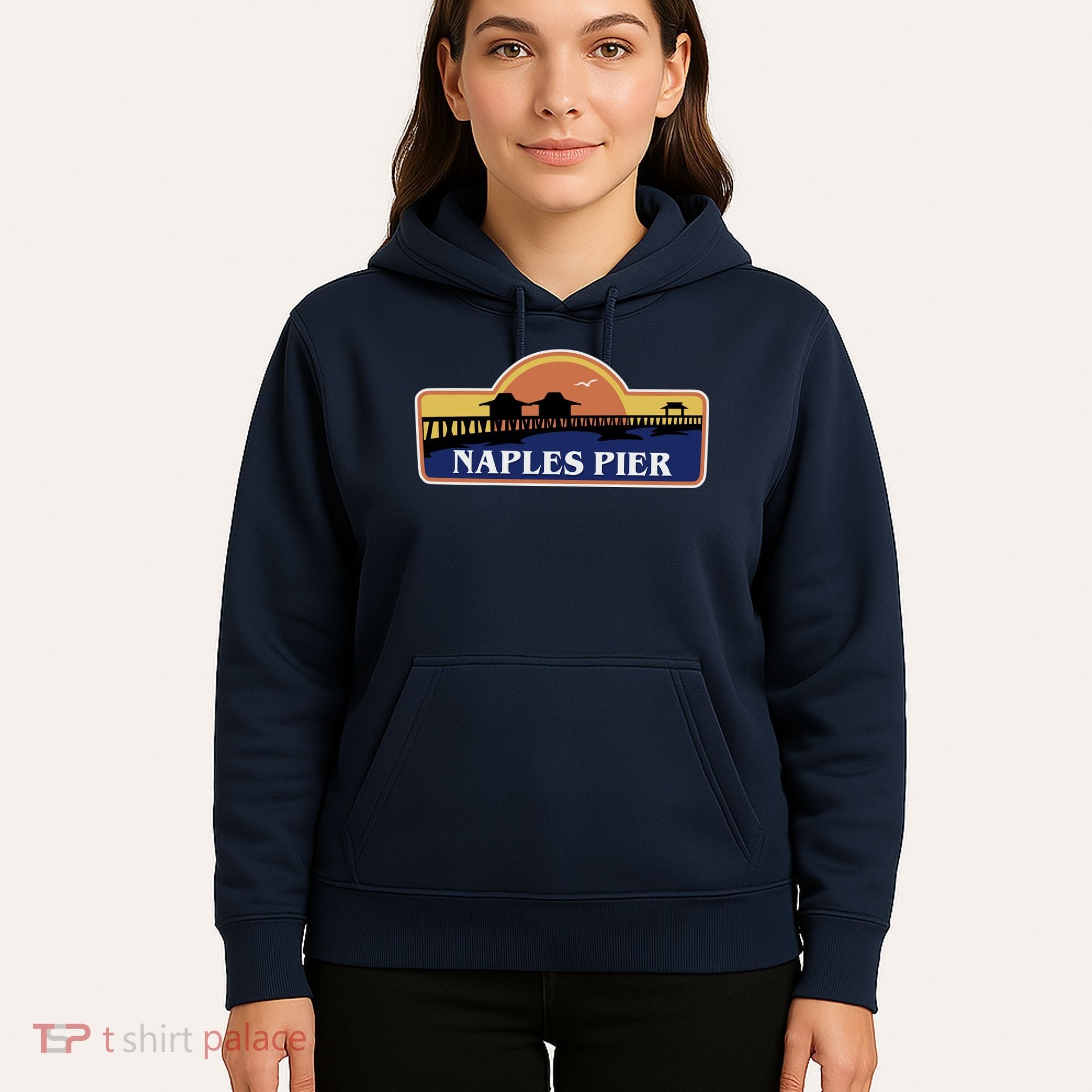 Naples Pier Florida Hoodie
