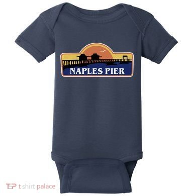 Naples Pier Florida Baby Bodysuit