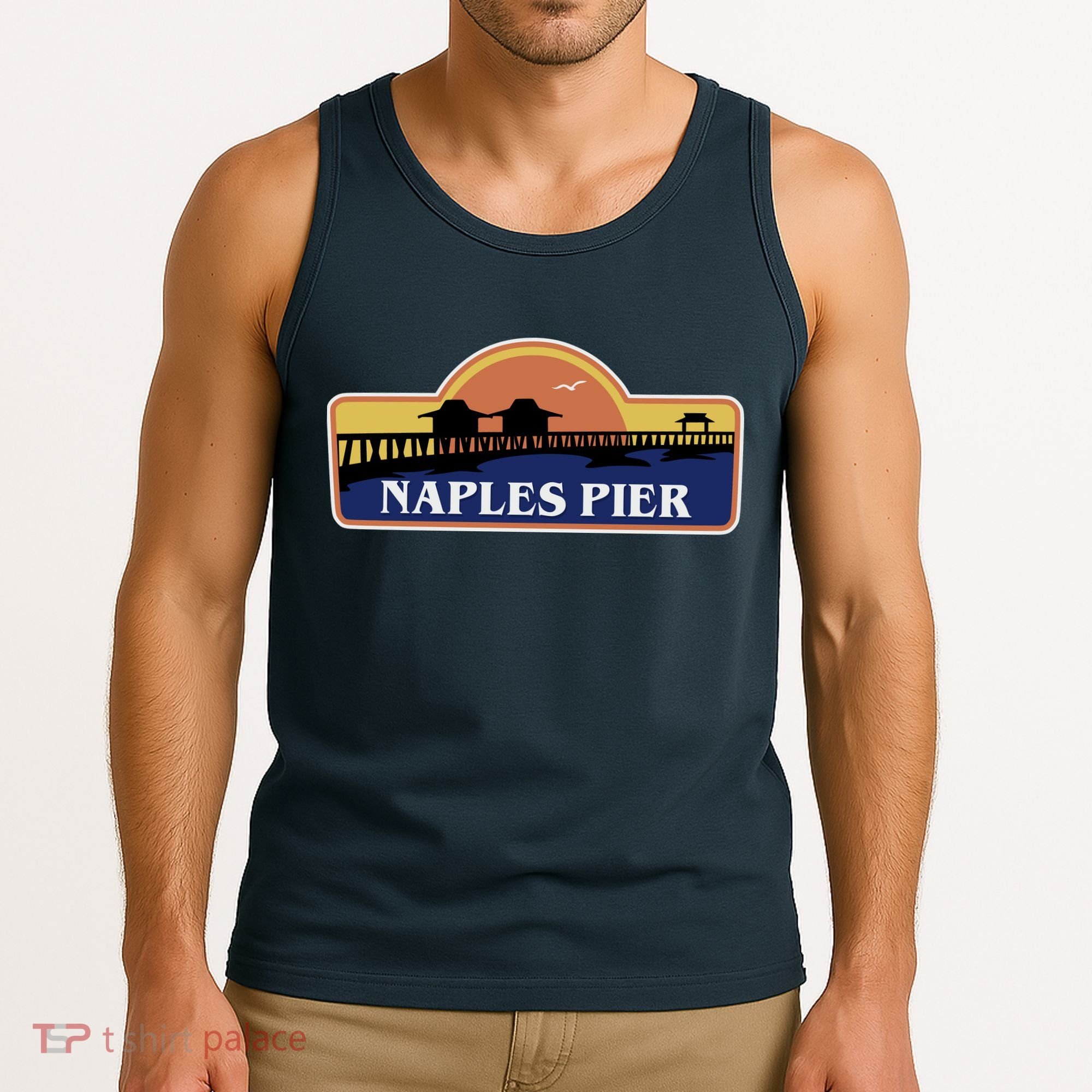 Naples Pier Florida Tank Top