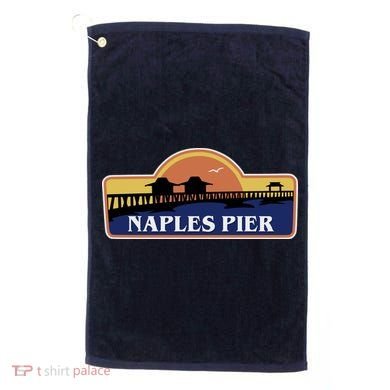 Naples Pier Florida Golf Towel