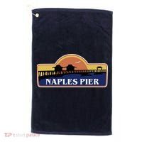Naples Pier Florida Golf Towel thumb 0