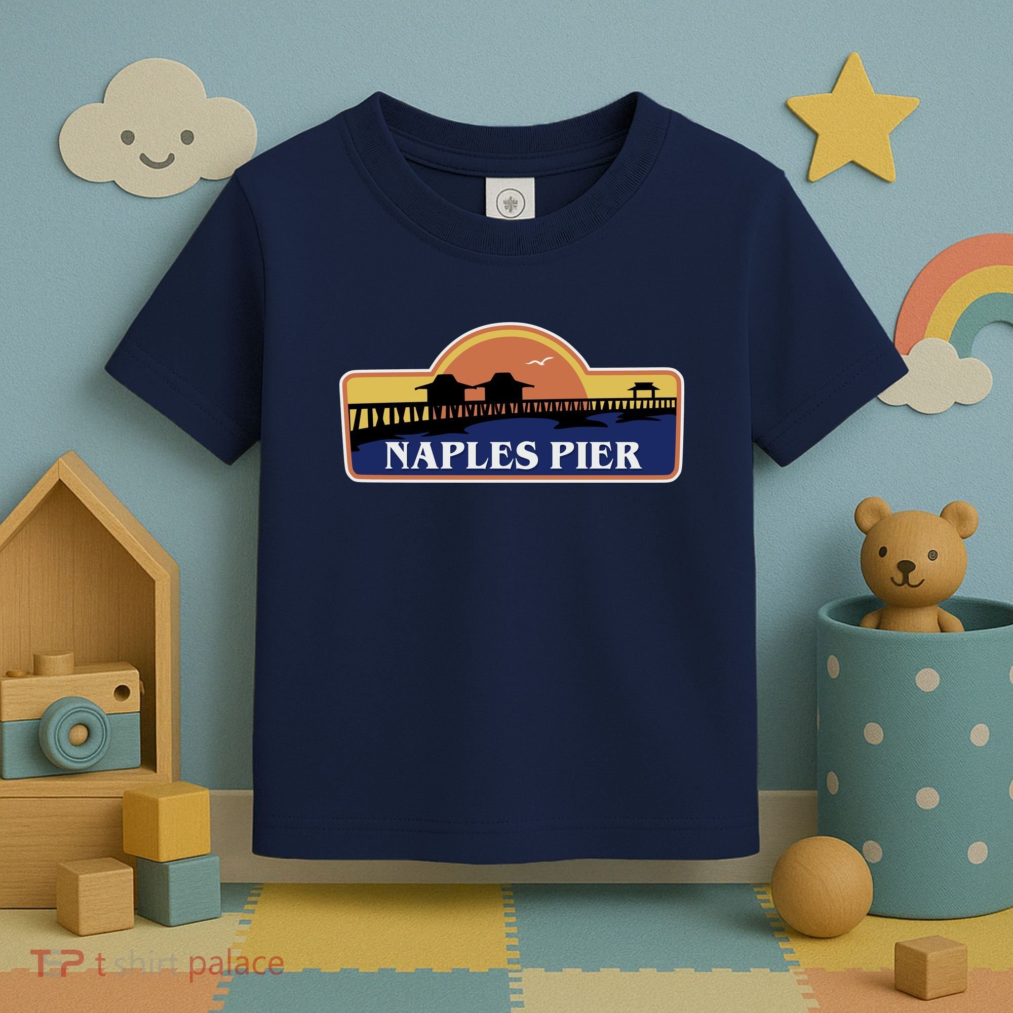 Naples Pier Florida Toddler T-Shirt