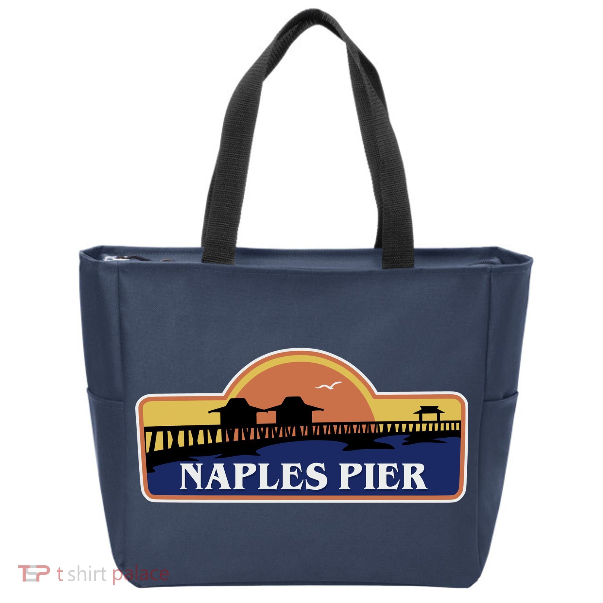 Naples Pier Florida Tote Bag