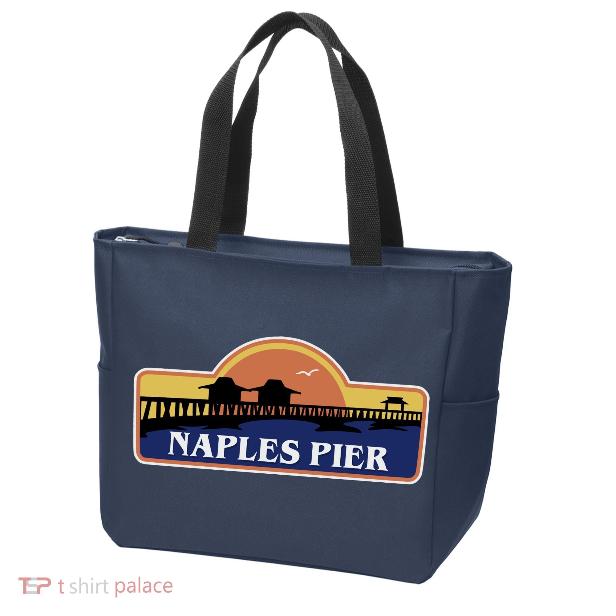 Naples Pier Florida Tote Bag