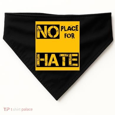 No Place For Hate USA-Made Doggie Bandana